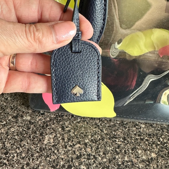 Kate Spade Transparent Bag with Colorful Floral Design - Picture 3 of 4